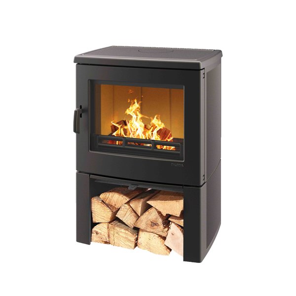 Kaminofen Leda Allegra small mit Holzfach